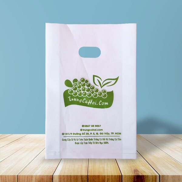 túi nilon đựng áo quần - mẫu bao bì tham khảo