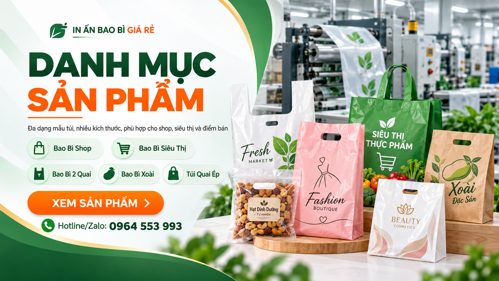 Danh mục sản phẩm bao bì - In Ấn Bao Bì Giá Rẻ