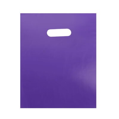 túi nhựa tím – mẫu trơn tham khảo để in logo